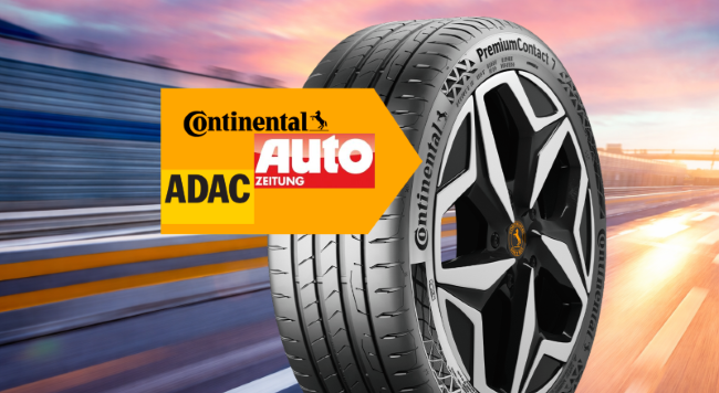 Победитель тестов ADAC 2026 и Auto Zeitung 2026 — Continental PremiumContact 7